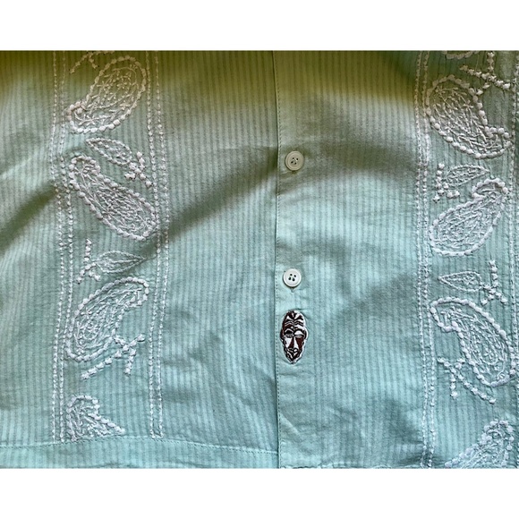 Wayan Natural Wear Men’s Embroidered Shirt - Picture 4 of 6